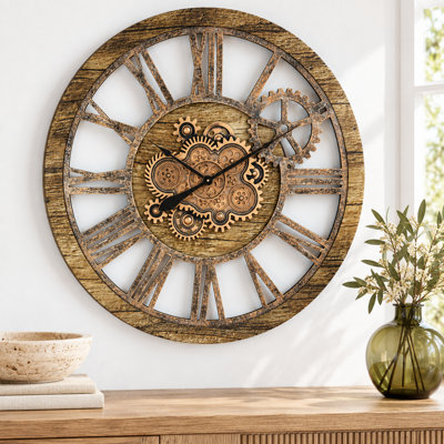 Solid Wood Wall Clock