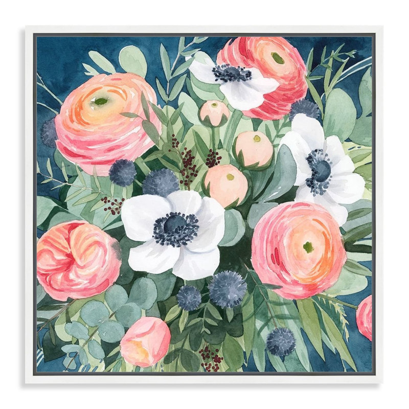 «Anemone Posy II» par Popp Grace - reproduction encadrée sur toile