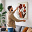 Two Blooms Botanical 1 Piece Wrapped Canvas Wall Art-1802866212-1802866217