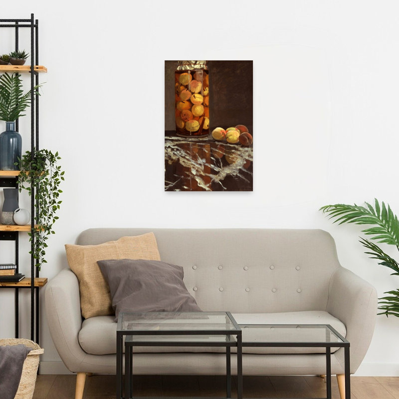 Pot de fruits, reproduction d'art classique classique, H 24 po x l 16 po