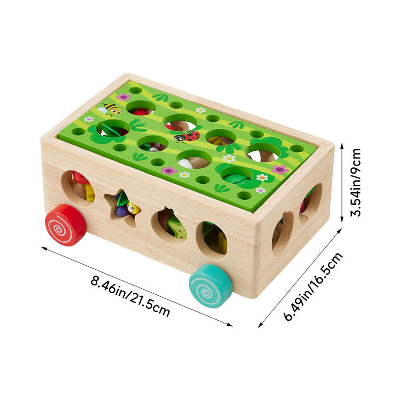 Montessori Toy Wooden Building Blocks