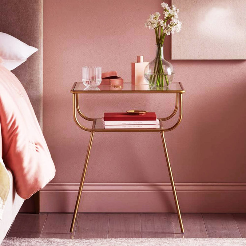 Noah-Reevie 19'' W Metal Nightstand