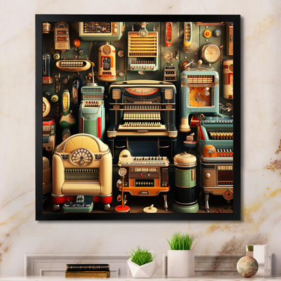 Nostalgic Jukebox Tunes 5 - Jukeboxes, art mural