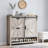 Farmhouse 2 Flip Drawers & Sliding Door Shoe Storage Cabinet – Freestanding Rustic Hidden Shoe Rack Organizer For Entryway-1896654980