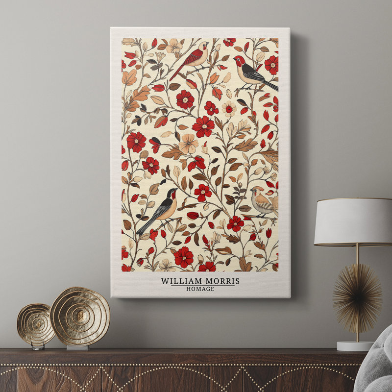 WM MORRIS Series CCCXXXVII -Gallery Wrapped Cavas, 40" H x 60" W