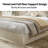 Full Platform Bed Frame, Fluted Wood Bed, Low-Profile Minimalist Design, Noise-Free, Easy Assembly, No Box Spring Needed-1525306937-1525306936