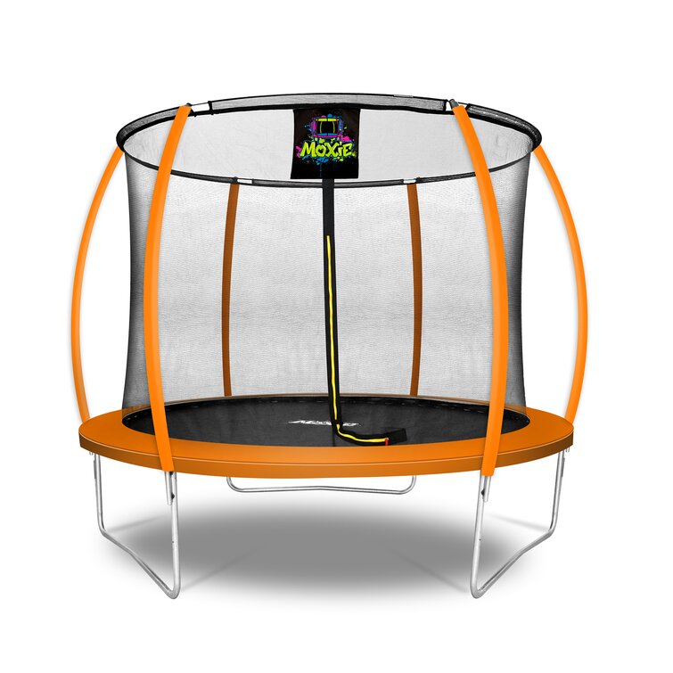 UpperBounce Trampoline 10-ft Rectangle Backyard in Green in the