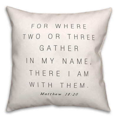 Reversible Throw Pillow