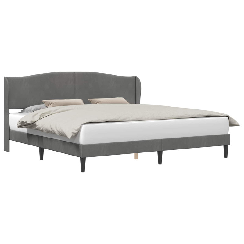 Bed Frame, Super King (6'), Dark Grey
