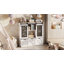 Toy Storage Organizer With Sliding Blackboard