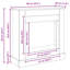 Fireplace Surround 30 Cm Engineered Wood-1701320682-1701320675