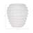 Stoneware Ceramic Planter with Raised Textured Surface and Rounded Edge Design - Contemporary Decorative Accent Pot with Sculpted Detail Ideal for Versatile Indoor or Outdoor Display-410682577