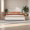 Élégant lit rembourré Boucle, une pièce maîtresse de chambre luxueuse et confortable