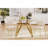 70.9-Inch Rectangular Glass Dining Table, Suitable For 1-8 People, Modern Style Home Kitchen Dining Table, Equipped With Sturdy Metal Table Legs,Suitable For Dining Room,Living Rooms, Offices-128396948