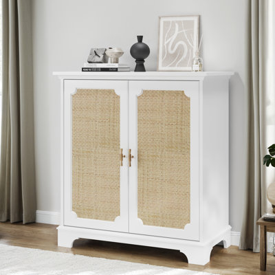 Sideboard Buffet With Doors, Cupboard For Corridor And Entrance, Mid - Century Bohemian Design, Stable Foundation Kitchen Cabinet Elements, Multifunctional Living Bedroom, Modern Style, Material