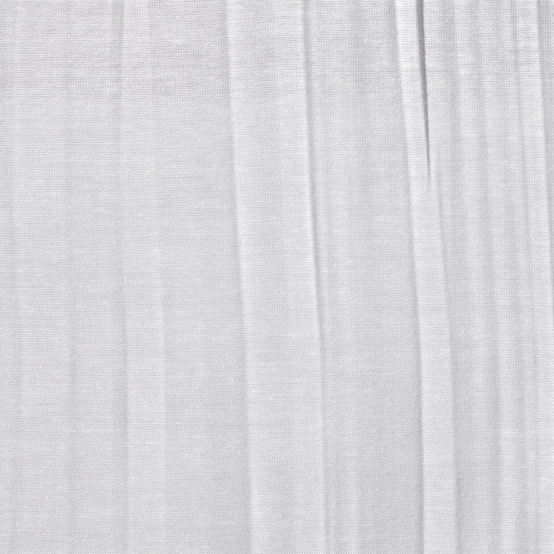 Mercuri Semi Sheer Single Curtain Panel, White, 52"W x 95"L