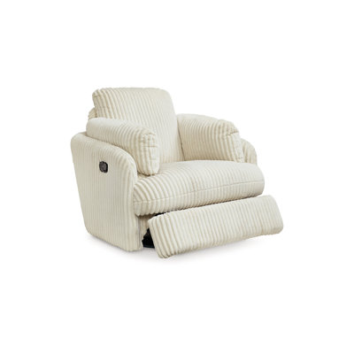 Rikki Swivel Glider Manual Recliner Chair, Corduroy, 2 Pillows