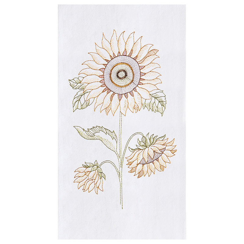 Serviette de cuisine en coton Sunflower