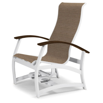 Askar Swivel Powder Coated Aluminum Outdoor Lounge Chair