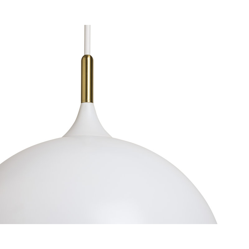 Lohn Pendant, Matte White