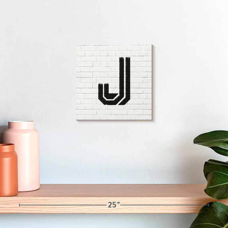 Tergel Brick J Alphabet, 10" H x 10" W