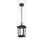 Luminaire suspendu d'extérieur noir 7 pouces Jamila