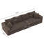 Canapé convertible 102,4 po Cloud-1285289649