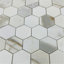 Calacatta 12" x 10" Marble Mosaic Tile-79891851