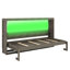 Lit escamotable simple avec lumière DEL intégrée, transformable en armoire-126218575