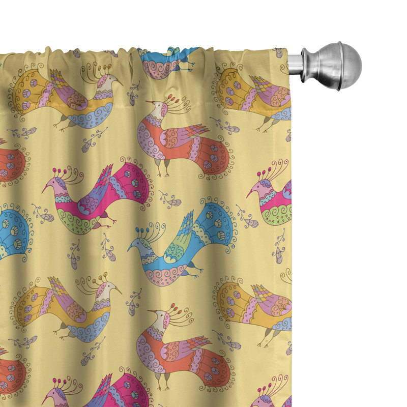 Rideaux 4 panneaux East Urban Home, L 56 po x L 84 po