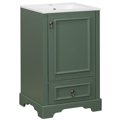 20‘’ Bathroom Vanity With Ceramic Top
