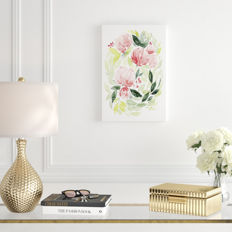 'Buoyant Bouquet I' by Grace Popp - Painting Print, 46cm H x 30cm W, Wrapped Canvas