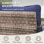 Causeuse avec accoudoirs et coussins en bois-820152224