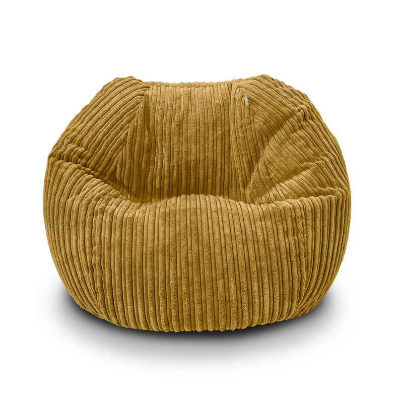 rucomfy Beanbags Jumbo Cord Kids Mini-Slouch Bean Bag Chair - Childrens Bedroom Playroom Furniture and Fun Decor. Arrives with Filling and Machine Washable - 60 x 80cm