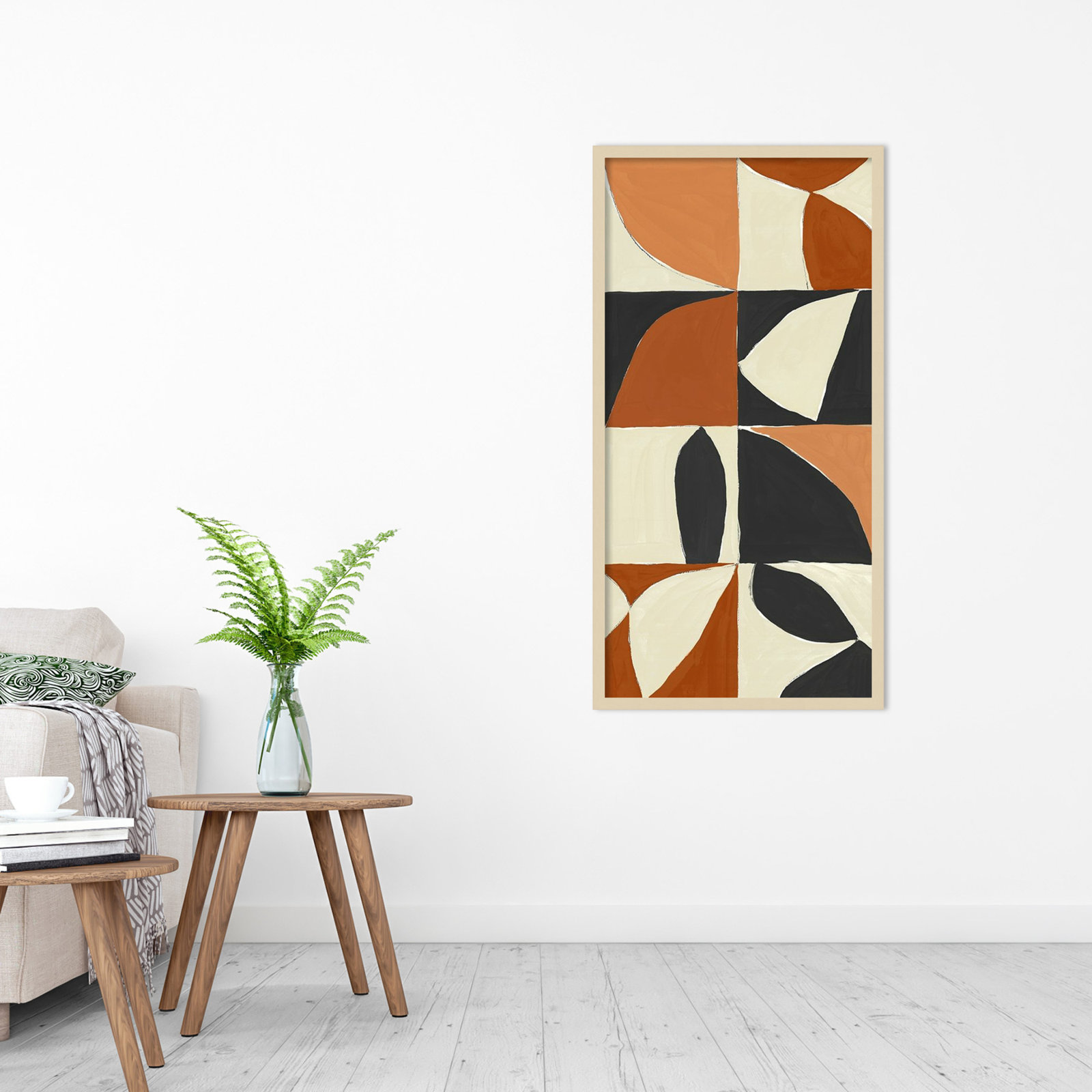 Honoring Matisse Warm by Isabelle Z, Brown, 41" H x 21" W x 1" D