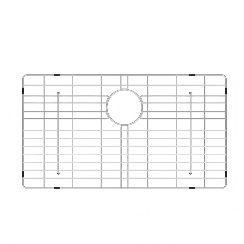 Grille d'évier de fond en acier inoxydable 27,6 "x 15,6" pour évier de cuisine