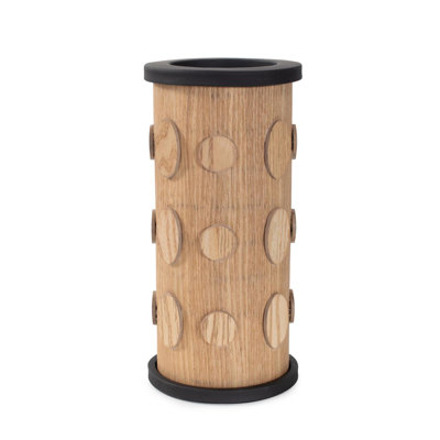 Robin Baron Winfield Wooden Candle Holder- Medium