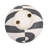 Beckenham Stoneware Bowl Black and White Abstract Design 12 Inch Decorative Modern Home Office Living Room Use