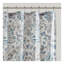 Rideau de douche en seersucker imprimé - 183 x 183 cm, multicolore, à motifs floraux, en polyester, décoration de salle de bain