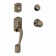 Georgian Handleset with Double Cylinder Deadbolt and Callington Door and Rosette
