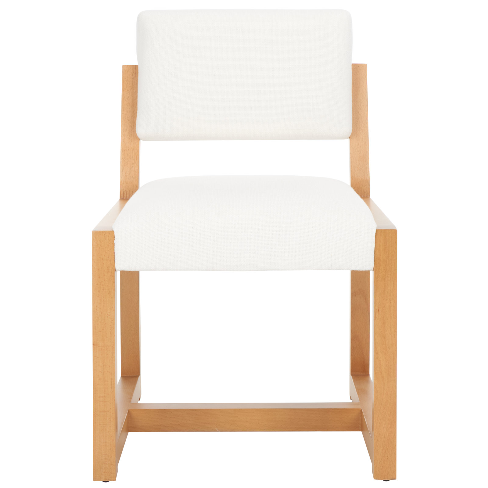 Voltaire Linen Side Chair, Ivory