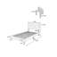Lit avec tête de lit ajustable, ensemble de lit pour chambre à coucher, mobilier de chambre pour jeunes-281558402-281558413