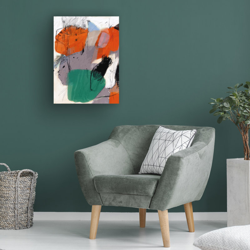 Art sur toile, "Randonnée Danielle Lauzon", H 19 po x l 14 po