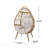 SERINA TEARDROP CHAIR, Elegant Woven Wicker Design For Maximum Comfort And Modern Aesthetic