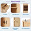 Tall Freestanding Bathroom Cabinet With Adjustable Shelf, 3 Drawers, Open Storage And Gold Metal Handles