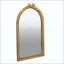 Miroir arqué de style baroque avec finition luxueuse et volutes complexes pour une décoration intérieure élégante-1265465192