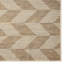 Tapis rectangulaire en polypropylène tressé à la machine brun / beige-33342353
