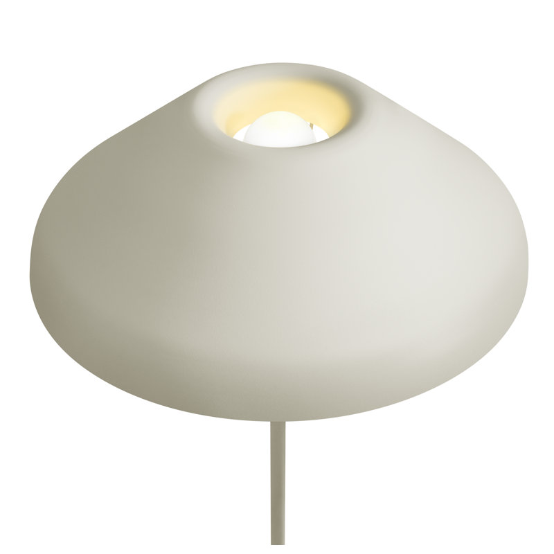 Beau Floor Lamp, Putty, Putty/White Carrara Marble