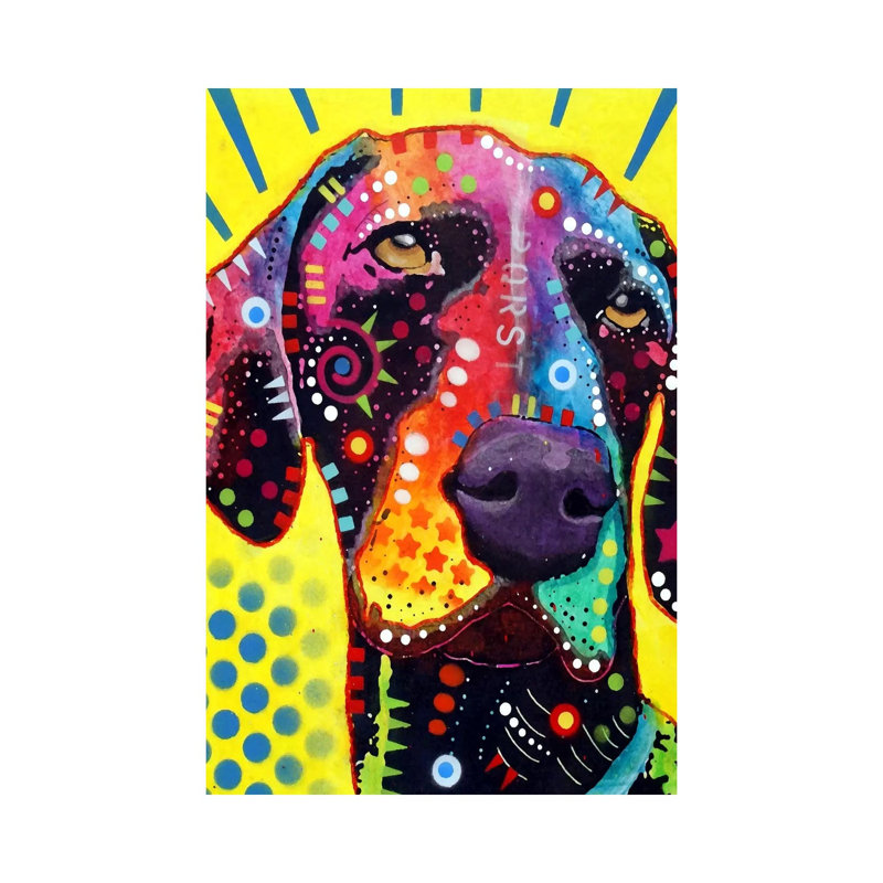 German Short Hair Pointer by Dean Russo - Wrapped Canvas Print, 20.32 cm H x 30.48 cm W