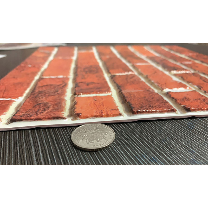 30.5cm W x 30.5cm L PVC Peel and Stick Field Tile